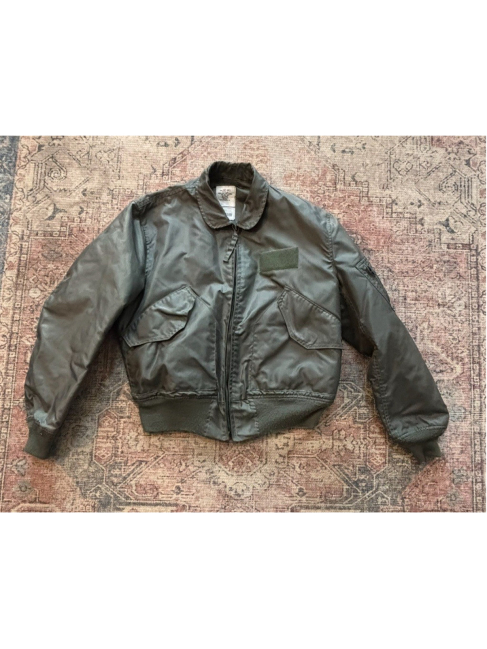 US Military CWU-36/P Mens Summer Flight Jacket Bomber Aramid Nomex L (42-44)